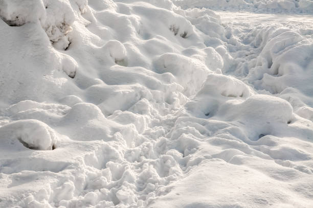 istock Heap of snow in winter 1136171570