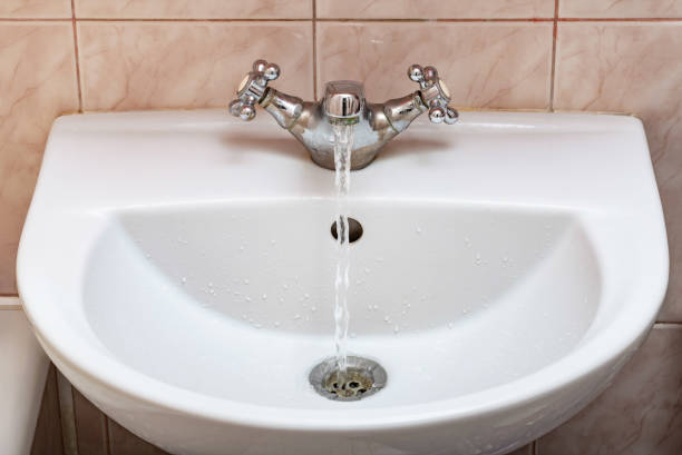 istock Tap with Water Flowing Strongly 1136172877