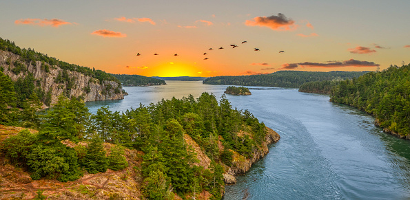 Deception Pass is a waterway separating Whidbey Island from Fidalgo Island, in the U.S. state of Washington.