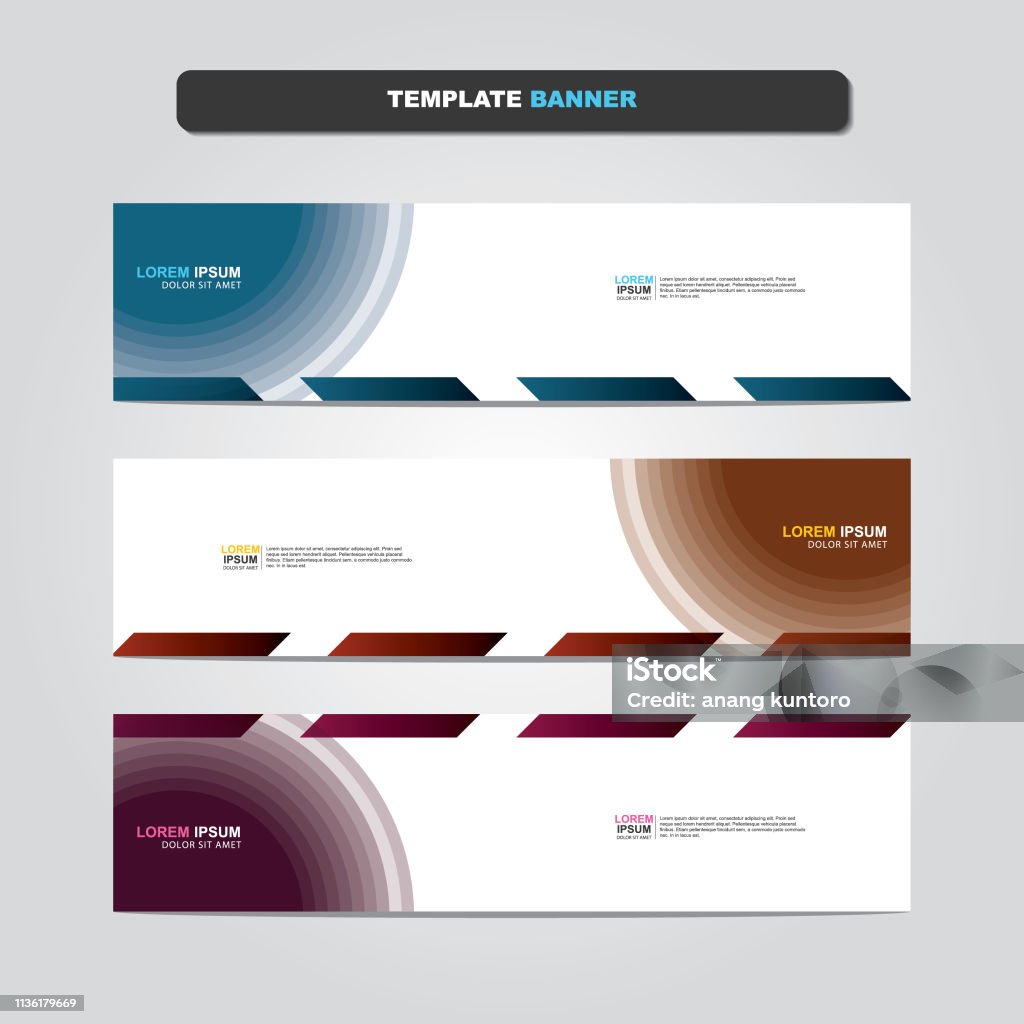 Web Banner Pattern Vector Abstract Web Banner Design Template Stock Illustration ...