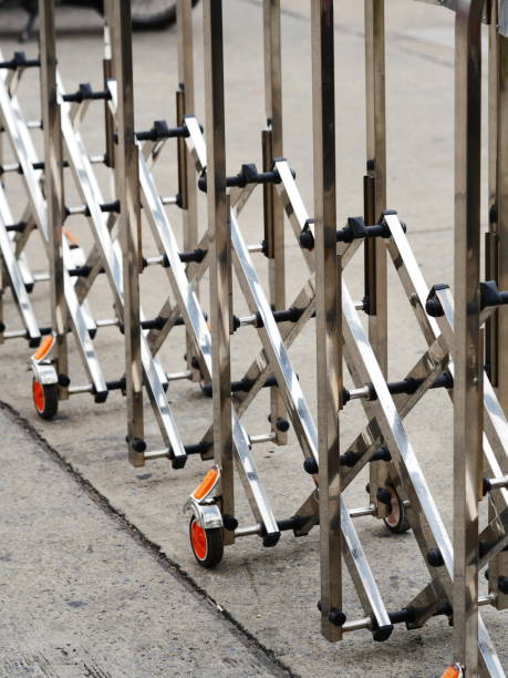 istock Folding Steel Wheel Expensive iron wheel fence 1136180736