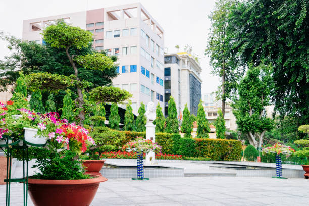 istock Park and Square in Ho Chi Minh city 1136182897