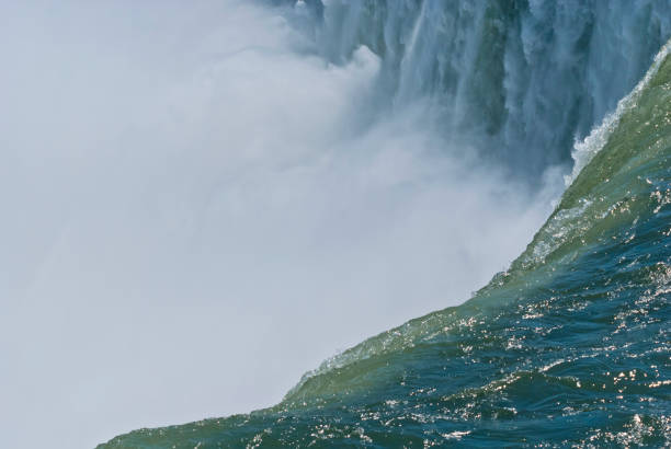 istock Edge of Niagara Falls waterfall 1136182980