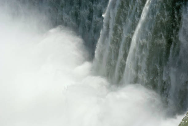 istock Edge of Niagara Falls waterfall 1136183349