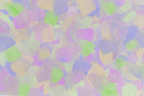 istock Abstract art background hand drawn acrylic painting. 1136186908