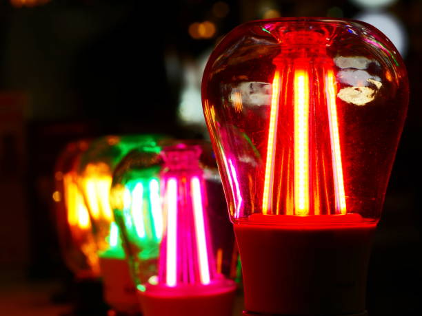 istock Vintage light bulbs lamp 1136188690