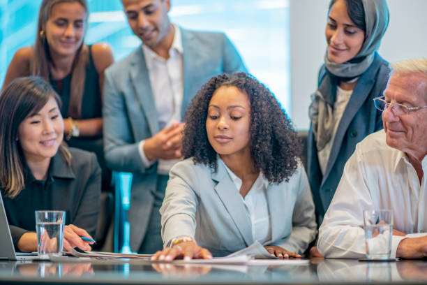 istock Team Of Businesspeople 1136189734