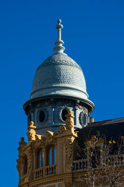 istock Old building tower near Town Hall Square 1136194503