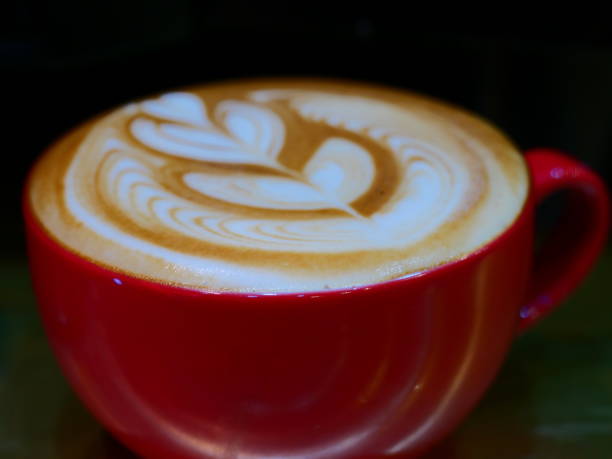 コーヒーアート - barista coffee coffee crop heart shape ストックフォトと画像