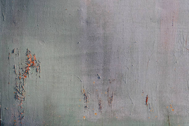 istock Scratched Damaged Paintwork on Wood 1136198154