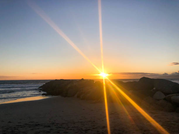 istock Sunset over the pacific ocean in Venice Beach in winter 1136198915