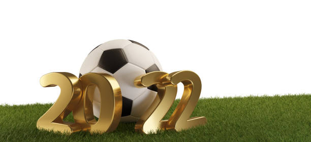 istock soccer ball 2022. 3d-illustration 1136198989