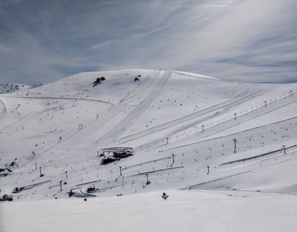 Valdesqui Tracks stock photo