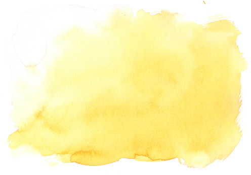 texture yellow watercolor background painting - with space for your design.