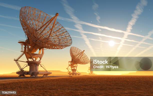 Radar Stock Photo - Download Image Now - Astronomy, Broadcasting, Communication