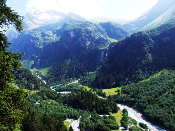 istock The Alpine Valley of Maderanertal 1136213589