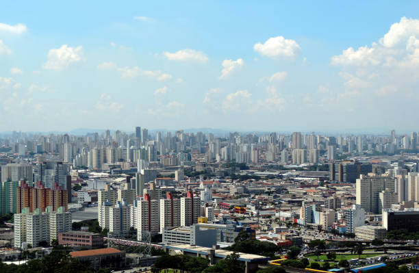 istock Sao Paulo east zone view 1136214497