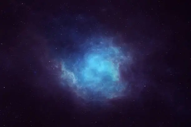 Night sky background image featuring nebula, galaxies and stars