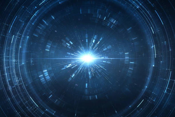 Abstract futuristic background Abstract futuristic science fiction time and space travel cosmic background fortune telling machine stock pictures, royalty-free photos & images