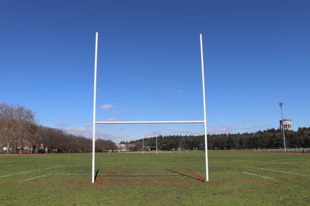 istock RUGBY Field and Poles 1136222326