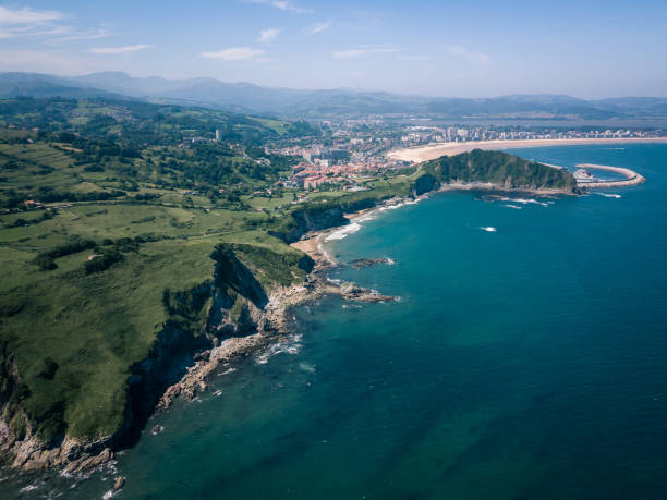 istock aerial view of Coast line 1136224850