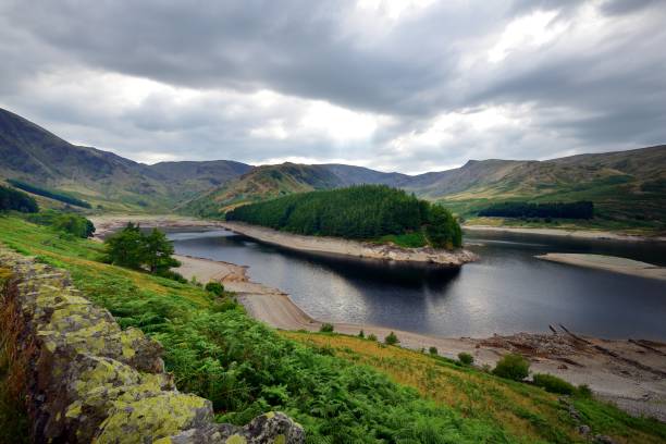 Haweswater Reservoir after a dry 2018 summer