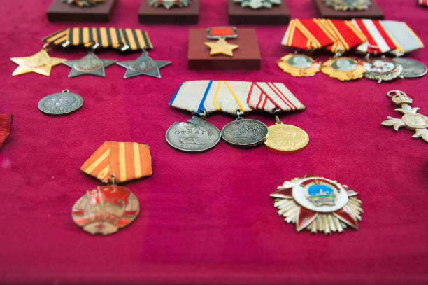 istock Military orders and military medals 1136236214
