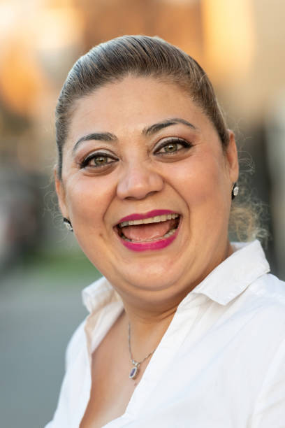 istock Smiling mature woman looking at the camera 1136236217