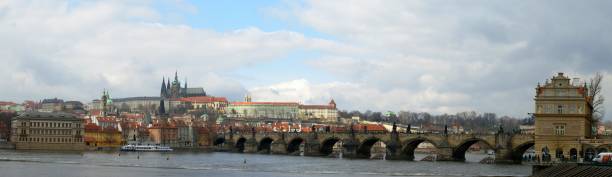 istock Panorama of Prague 1136242602