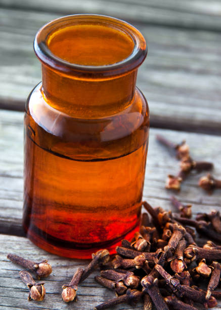 istock Essential oil with cloves 1136242997