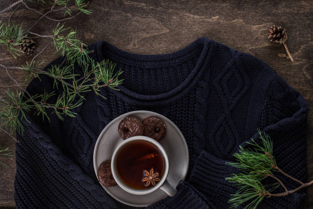 istock The cup of tea with cookies 1136244871