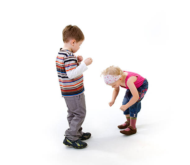 istock Boy and girl are playing 113624906