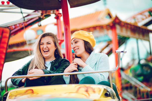 istock We gonna have fun at amusement park 1136254948