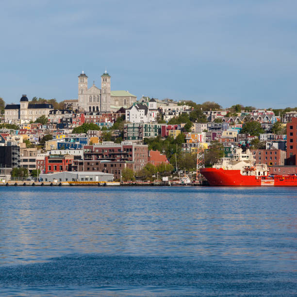 istock Panorama of St. John's at night 1136256239