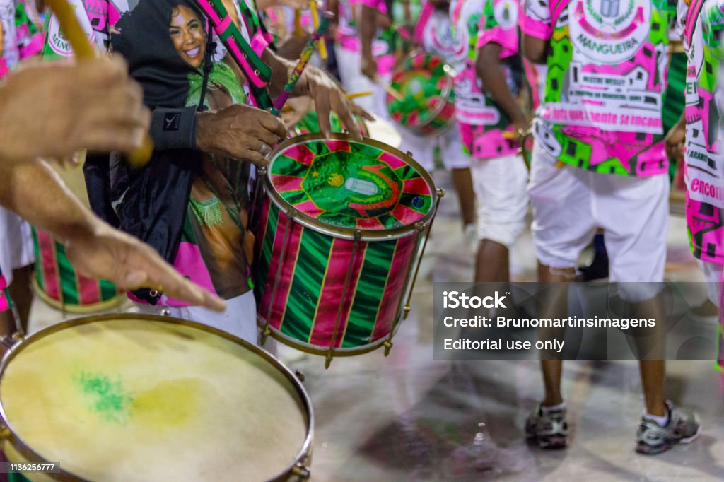 Components Of The Samba School Mangueira Marques De Sapucai Rio De