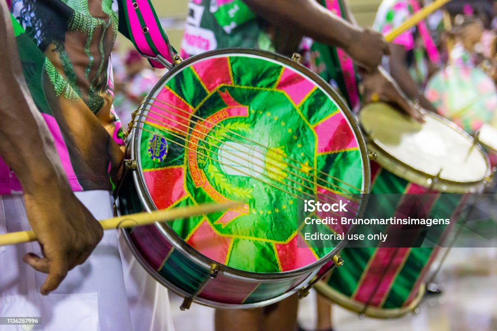 Components Of The Samba School Mangueira Marques De Sapucai Rio De