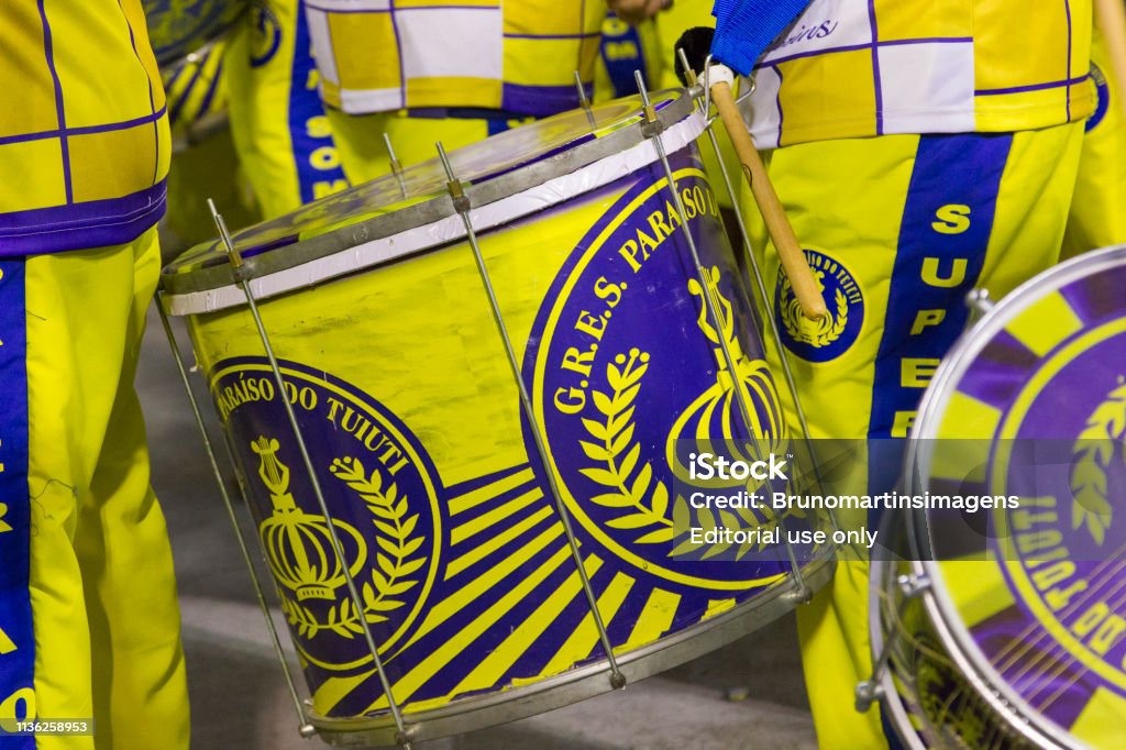 Components Of The Tuiuti Paradise Samba School Marques De Sapucai Rio