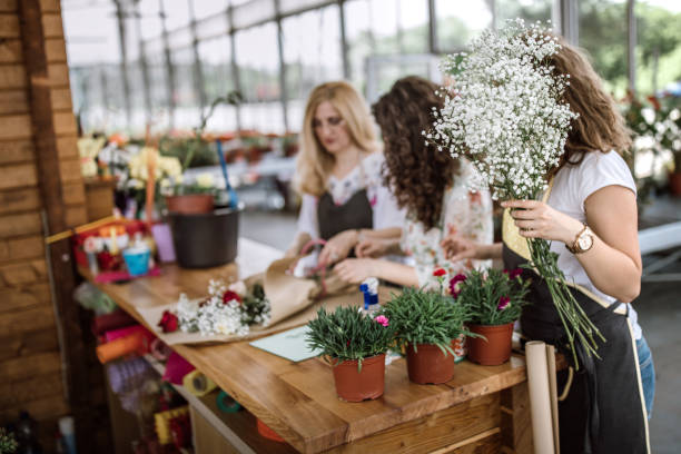 istock Flower Business in Bloom 1136259284