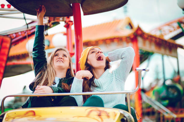 istock We gonna have fun at amusement park 1136260082