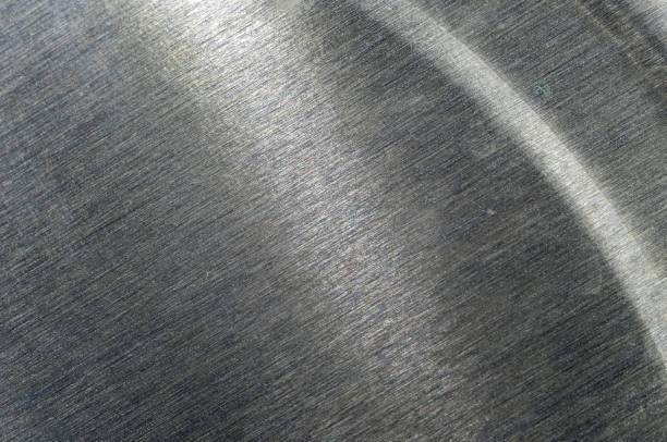 istock Texture of different aluminum surface, close up, macro 1136261515