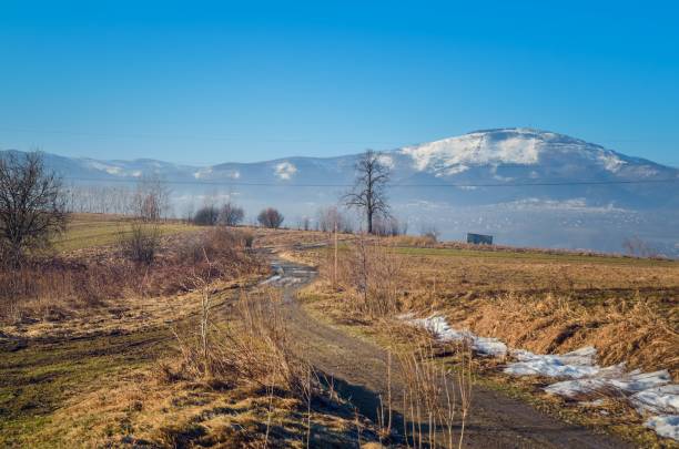 istock Beautiful rural mountain landscape. 1136261778