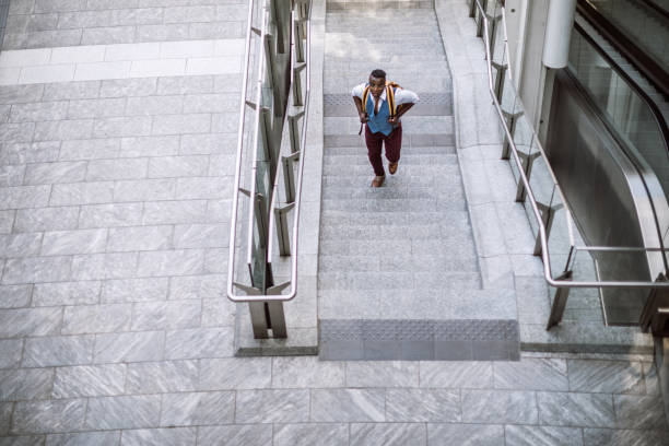 istock Businessman Stepping Into Railroad Station 1136262384