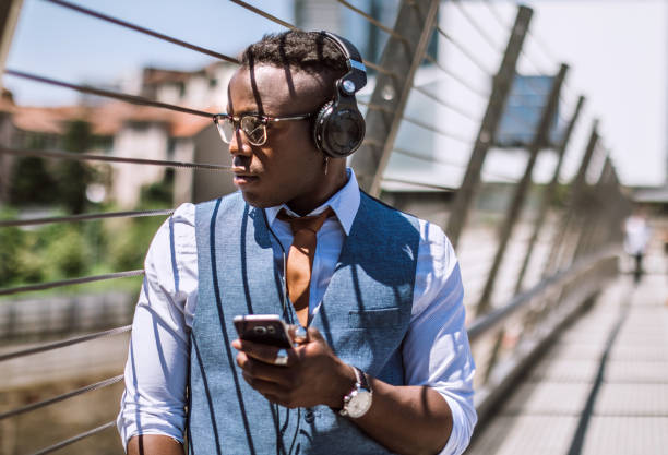 istock Chilling With His Headphones On 1136262457