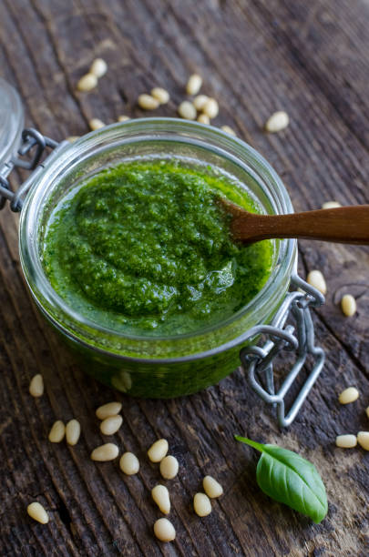 istock Pesto genovese sauce 1136271387