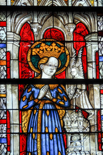 istock Stained Glass Window - Cloisters Museum 1136272407