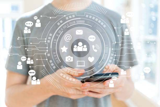 istock Social Media with man using a smartphone 1136275177