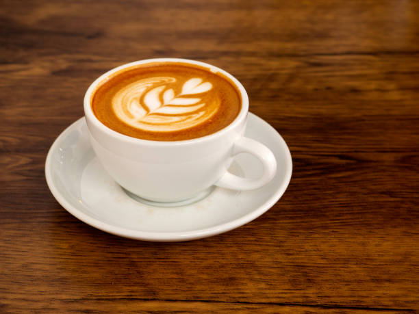 istock Cup of hot coffee on table 1136285937