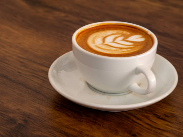 istock Cup of hot coffee on table 1136285979