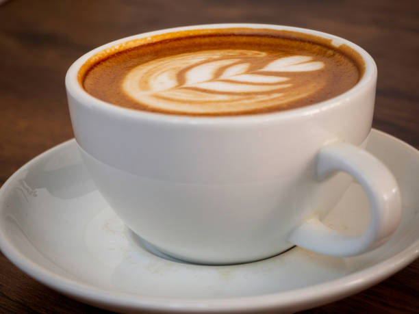 istock Cup of hot coffee on table 1136286052