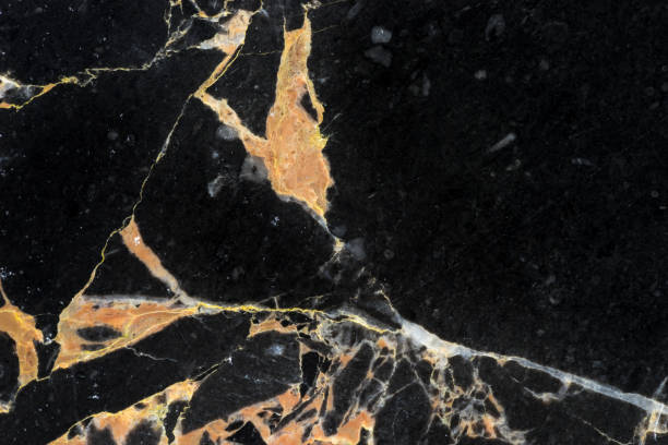 golden black marble with abstract pattern texture detail on high resolution interior design golden black marble texture pattern design backdrop background luxury interior or exterior surface veining stock pictures, royalty-free photos & images